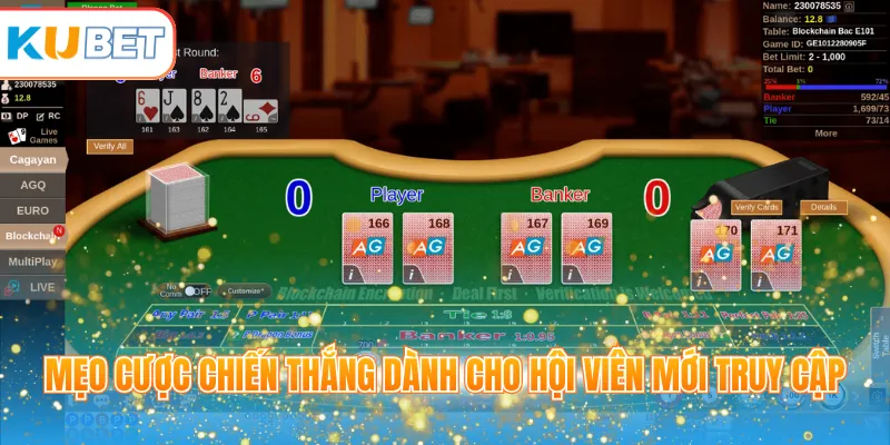 Mẹo cược chiến thắng dành cho hội viên mới truy cập