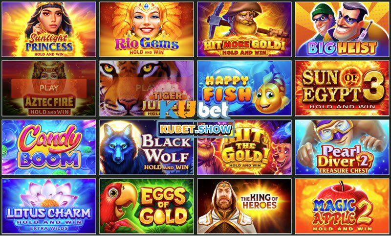 Slot games kubet Tận hưởng slot machines hiện đại
